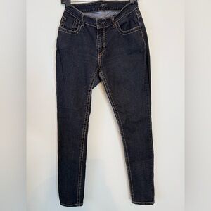 PZI Jeans Classic Black Women's Mid-Rise Stretch Jeans